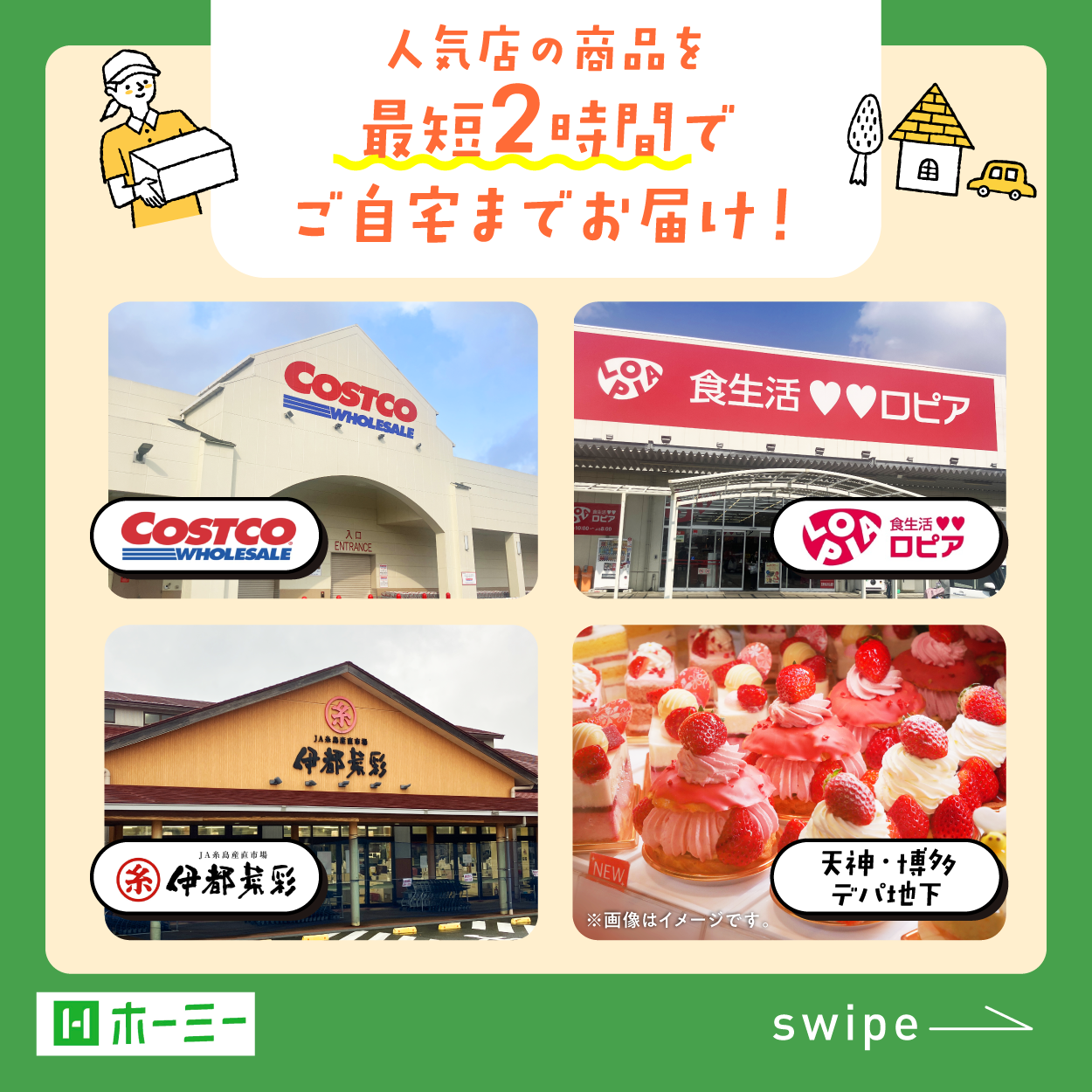 コストコ・ロピア・仲都菜彩・デパ地下 各店舗写真